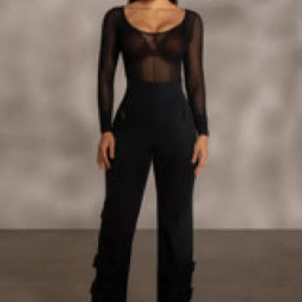 JLUX LABEL BLACK NYAH NYLON UTILITY PANTS - Picture 3 of 4